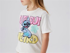 Name It t-shirt cloud dancer with Stitch print